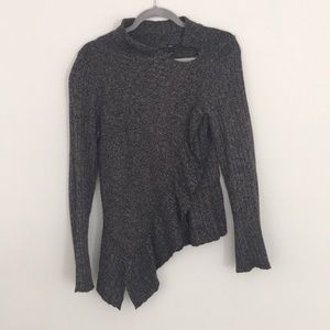 Anthropologie Knitted & Knotted Marled Sweater